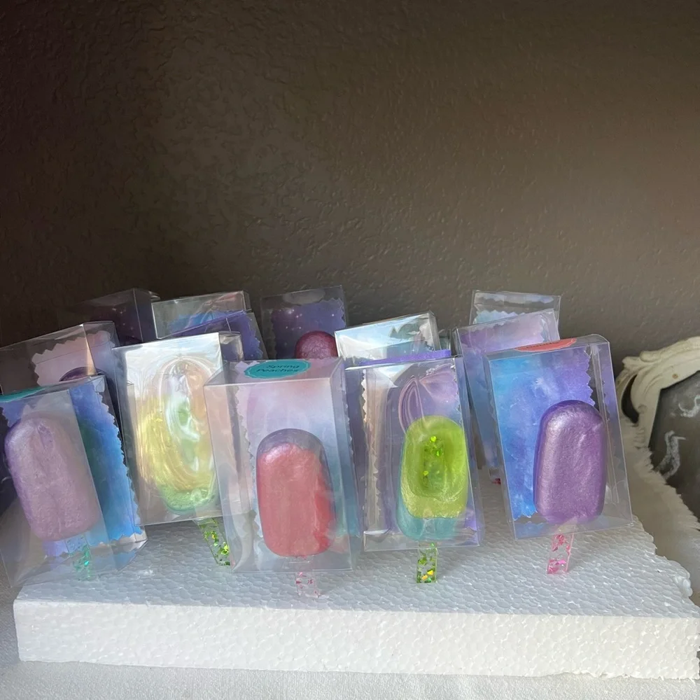 Hand Crafted Colorful soap Popsicles